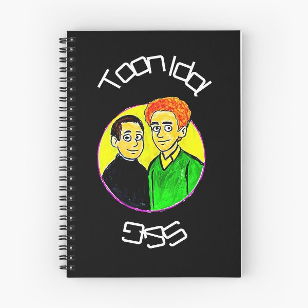 Item preview, Two Animated Men Portrait Inside Yellow Circle Outer Frame designed and sold by tiggerboyzdaddy.