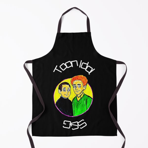 Item preview, Two Animated Men Portrait Inside Yellow Circle Outer Frame designed and sold by tiggerboyzdaddy.