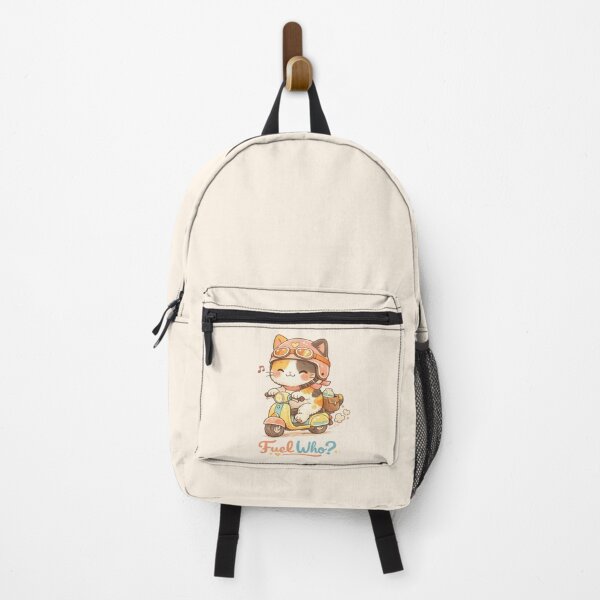 Item preview, Cute Cat Scooter "Fuel Who?" | Kawaii Funny Cozy Aesthetic Animal Illustration designed and sold by Moons Studio.