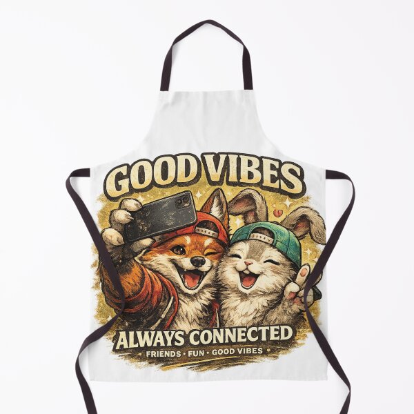 Item preview, Good Vibes Fox & Rabbit Friendship designed and sold by Mindful56.