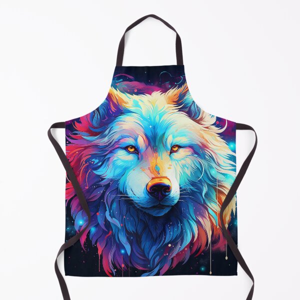 Item preview, Fantasy Wolf Face Magically Colorful Graphic Design Art designed and sold by DEC02.