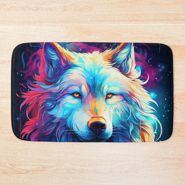 Item preview, Fantasy Wolf Face Magically Colorful Graphic Design Art designed and sold by DEC02.