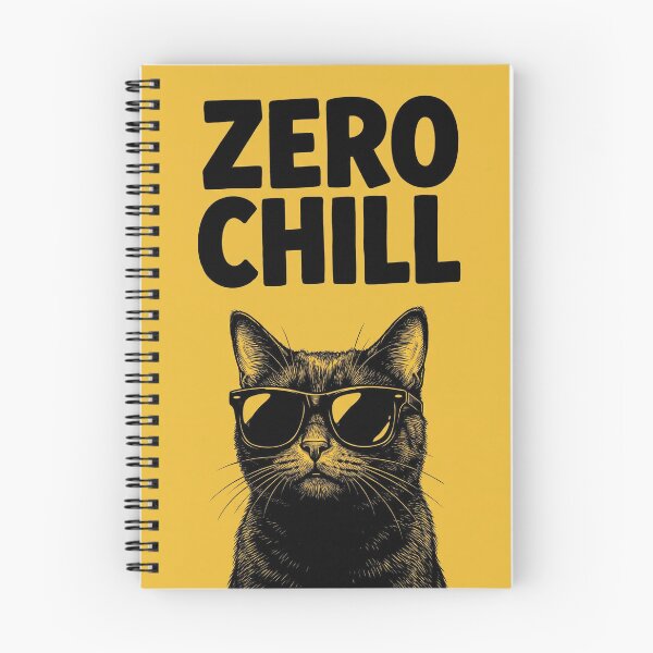 Item preview, Zero Chill Cool Cat With Sunglasses designed and sold by AKDesign26.