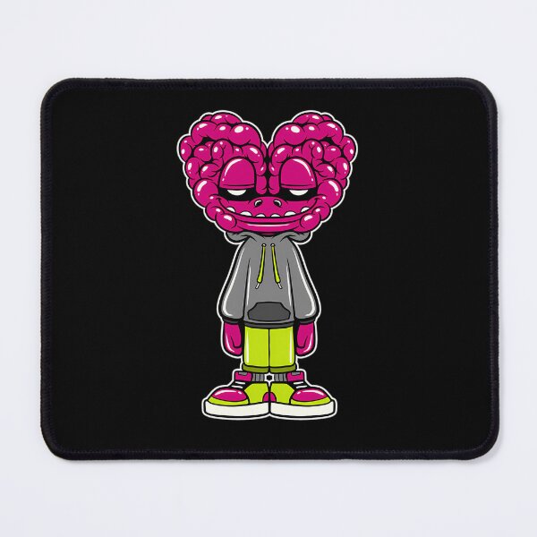 Item preview, Creature With Brain Shaped Head Wearing Grey Hoodie designed and sold by L-Cash.