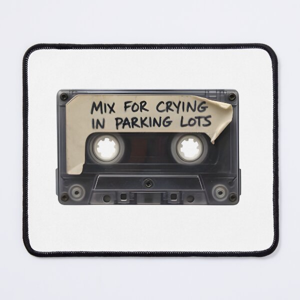 Item preview, Mix For Crying In Parking Lots Cassette Tape T-Shirt designed and sold by FestivityFinds.