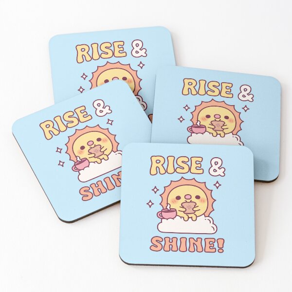 Item preview, Cute Sun With Toast And Coffee Rise and Shine designed and sold by rustydoodle.