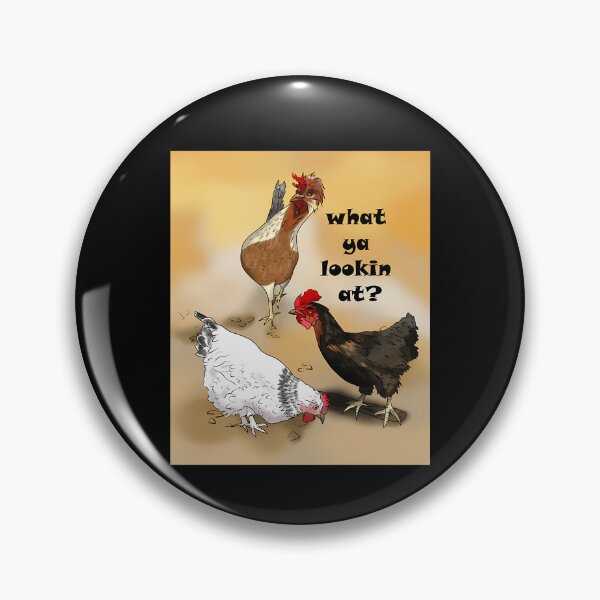 Item preview, White Brown And Black Hens On Ground Near Wood Piece designed and sold by L-Cash.