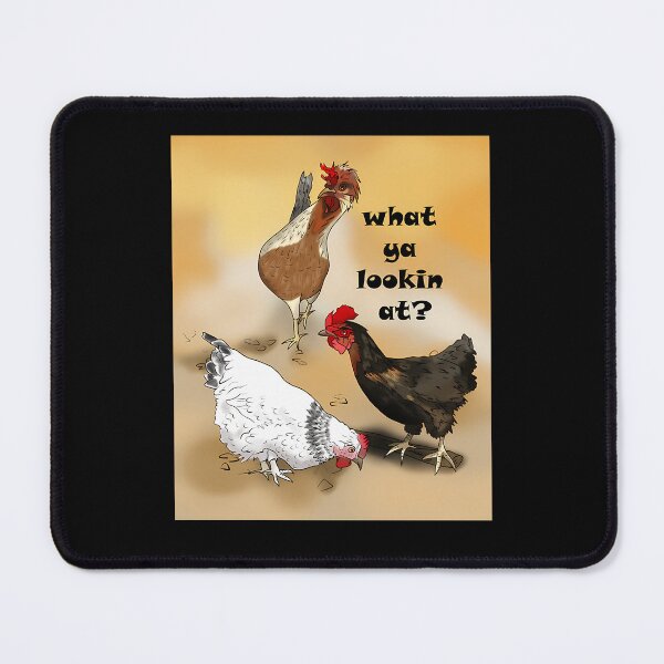 Item preview, White Brown And Black Hens On Ground Near Wood Piece designed and sold by L-Cash.
