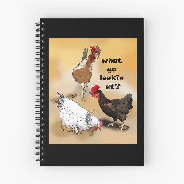 Item preview, White Brown And Black Hens On Ground Near Wood Piece designed and sold by L-Cash.