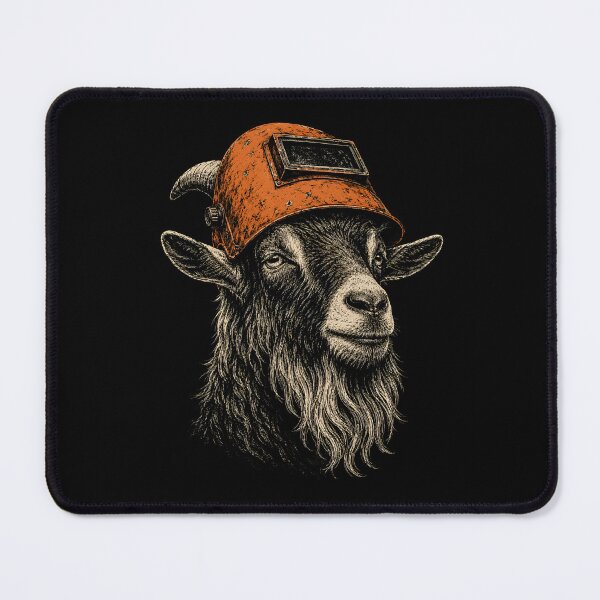 Item preview, Goat Welder Worker designed and sold by a-turner-paint.