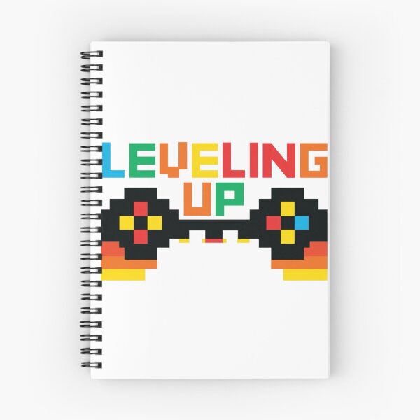 Item preview, Leveling Up Retro Video Game Controller Pixel Art Graphic With Colorful Typography designed and sold by KanDa-Shop.
