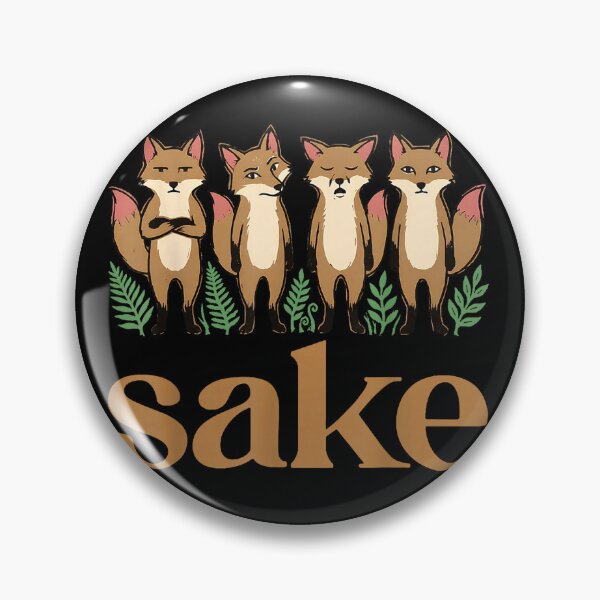 Item preview, For Fox Sake Funny Four Foxes Pun designed and sold by VioletNance.