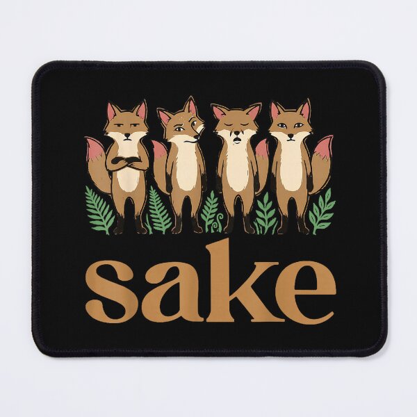 Item preview, For Fox Sake Funny Four Foxes Pun designed and sold by VioletNance.