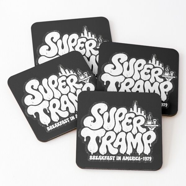 Item preview, Supertramp Breakfast in America 1979 Drip Skyline Art designed and sold by JMS-Artvintage.