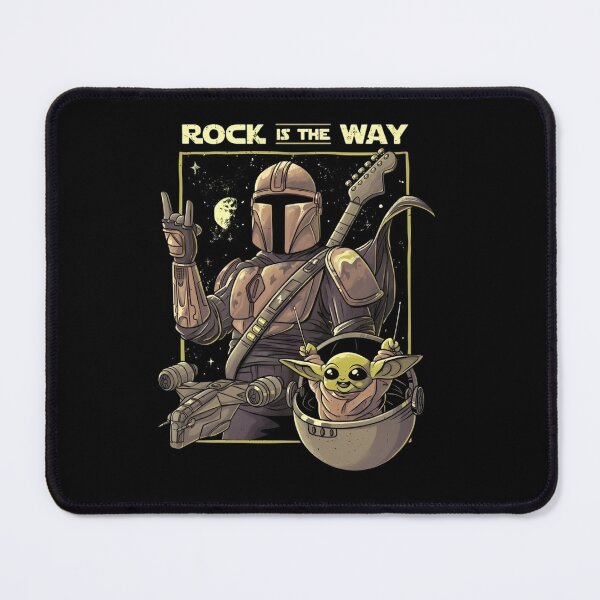 Item preview, The Mandalorian Rock Is The Way Grogu Heavy Metal designed and sold by MillieRhodes.