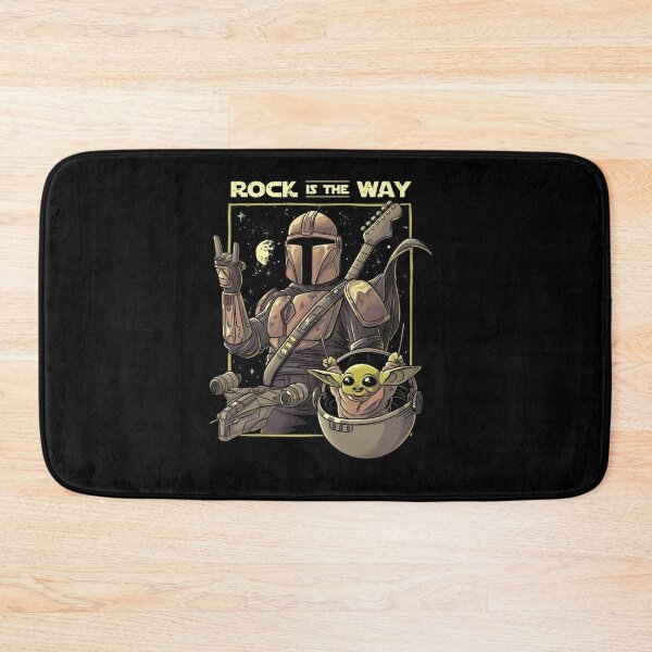 Item preview, The Mandalorian Rock Is The Way Grogu Heavy Metal designed and sold by MillieRhodes.
