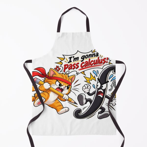 Item preview, Angry Cat Fighting Calculus Integral Math Humor designed and sold by RaulWeirdAndFun.