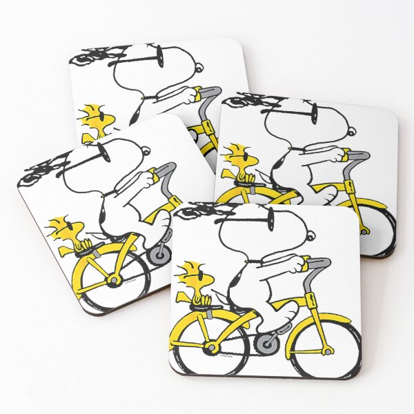Item preview, Peanutss - Snoopy Woodstock Riding Bike Love designed and sold by Salty-Dream.