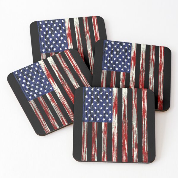 Item preview, Usa American Flag Distressed Design Tee designed and sold by Reljadesign.