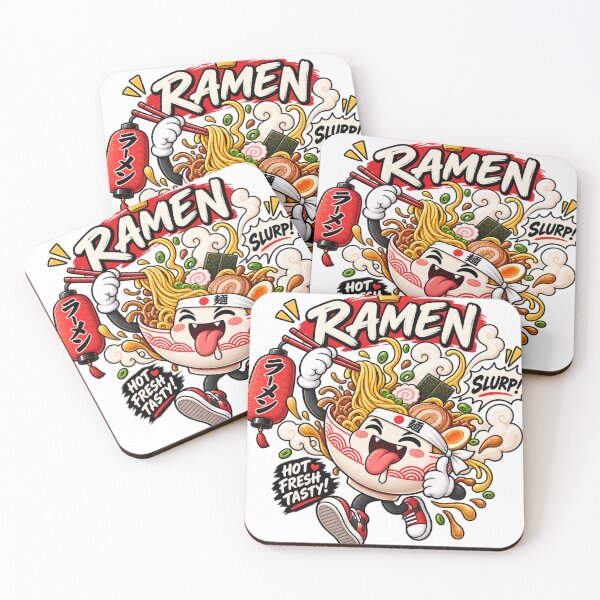 Item preview, Ramen Food Humor – Funny Ramen Bowl Slurping Noodles designed and sold by edikartt.