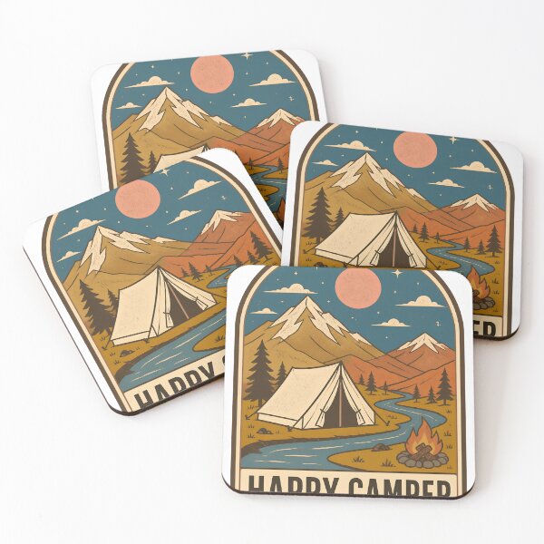 Item preview, Happy Camper Mountain Adventure designed and sold by AlbertLiber.
