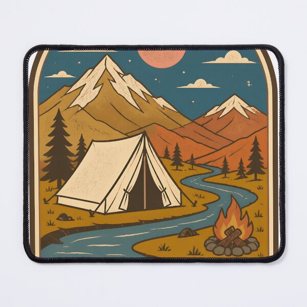 Item preview, Happy Camper Mountain Adventure designed and sold by AlbertLiber.