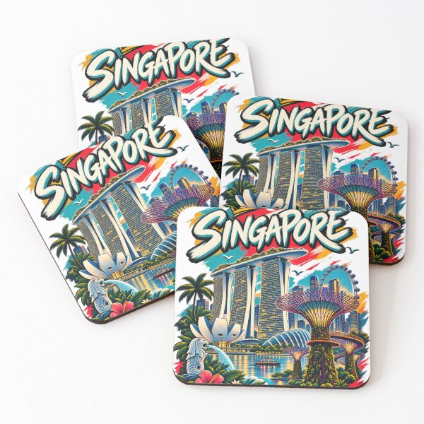 Item preview, Singapore Skyline Cityscape designed and sold by FatmaAhmed90.