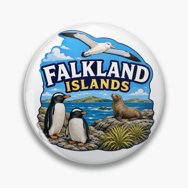 Item preview, Falkland Islands - Wildlife Penguins, Albatross & Sea Lion designed and sold by Myra365Art.