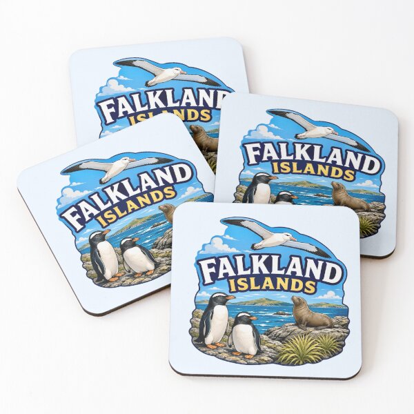 Item preview, Falkland Islands - Wildlife Penguins, Albatross & Sea Lion designed and sold by Myra365Art.