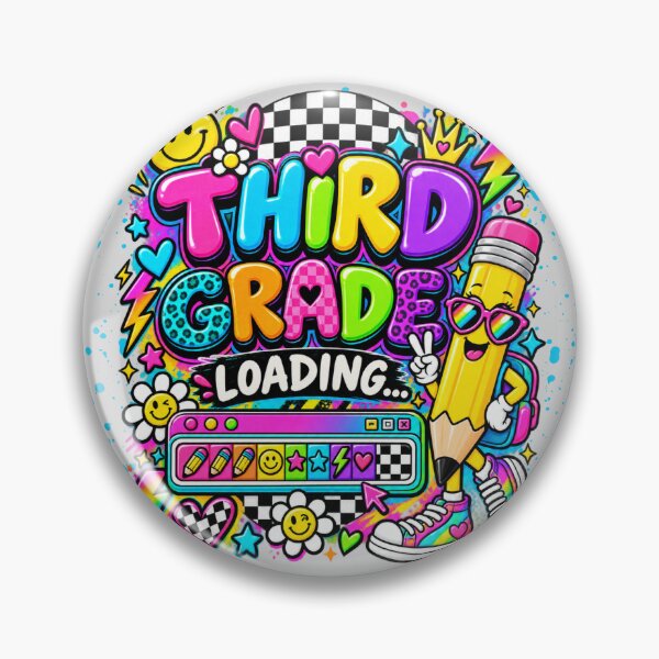 Item preview, Third Grade Loading – Retro Y2K 3rd Grade Back to School designed and sold by LifeProApperal.