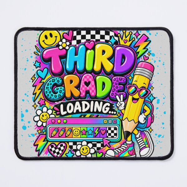 Item preview, Third Grade Loading – Retro Y2K 3rd Grade Back to School designed and sold by LifeProApperal.