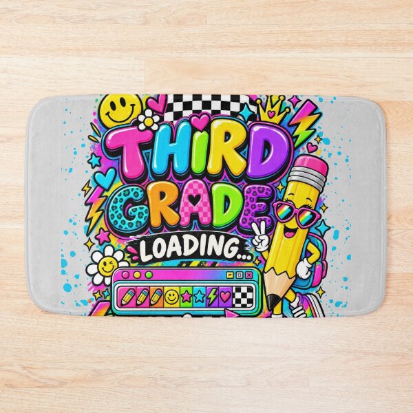 Item preview, Third Grade Loading – Retro Y2K 3rd Grade Back to School designed and sold by LifeProApperal.