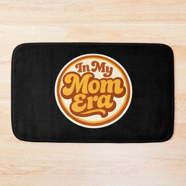 Item preview, In My Mom Era Retro 70s Circle Badge Quote Sticker designed and sold by FestivityFinds.