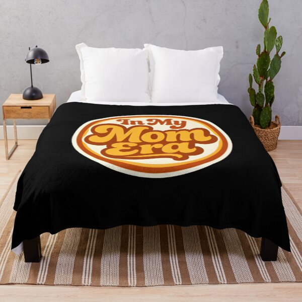 Item preview, In My Mom Era Retro 70s Circle Badge Quote Sticker designed and sold by FestivityFinds.