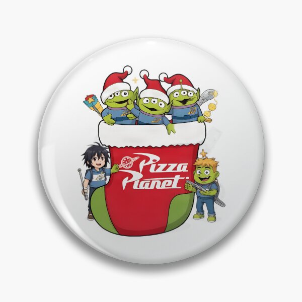 Item preview, Toy Story Aliens Christmas Stocking Pizza Planet designed and sold by ZubairNalban.