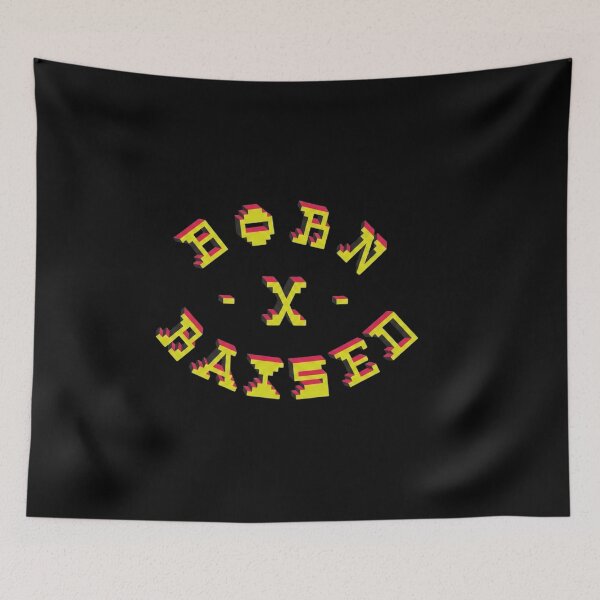 Item preview, born x raised - APOCALYPTO ROCKER TEE: BLACK designed and sold by MTL Motaw.