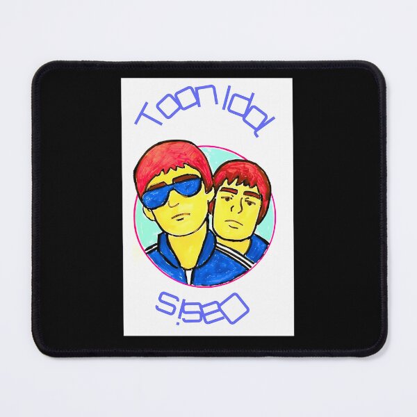 Item preview, Two Animated Men Wearing Blue Tracksuits Inside Pink Circle designed and sold by Beni-s.