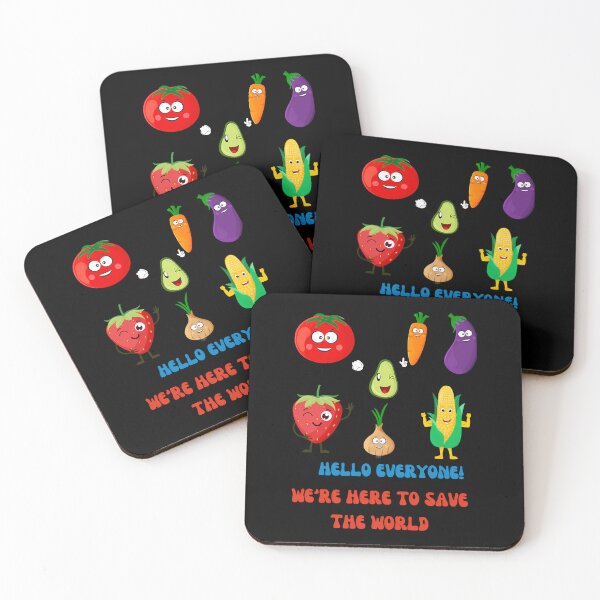 Item preview, Smiling Healthy Produce Characters Grouped Together designed and sold by Beni-s.