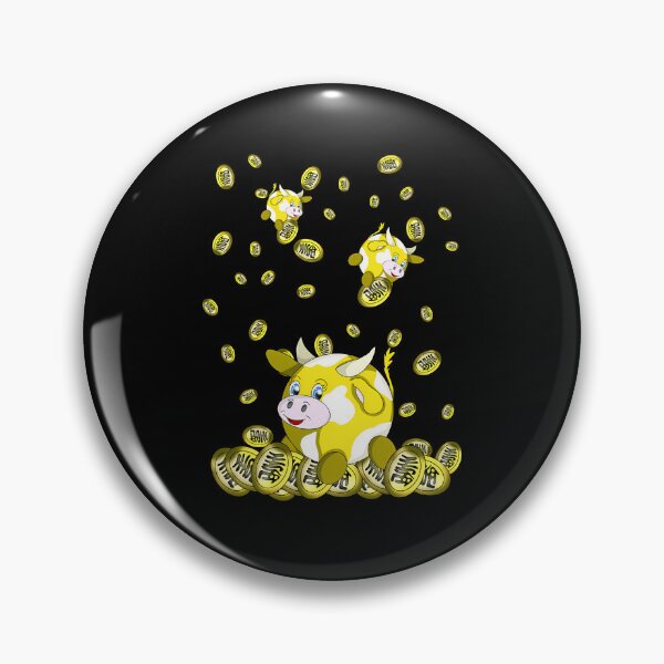 Item preview, Spot Calves Flying And Sitting On Stack Of Gold Coins designed and sold by Beni-s.
