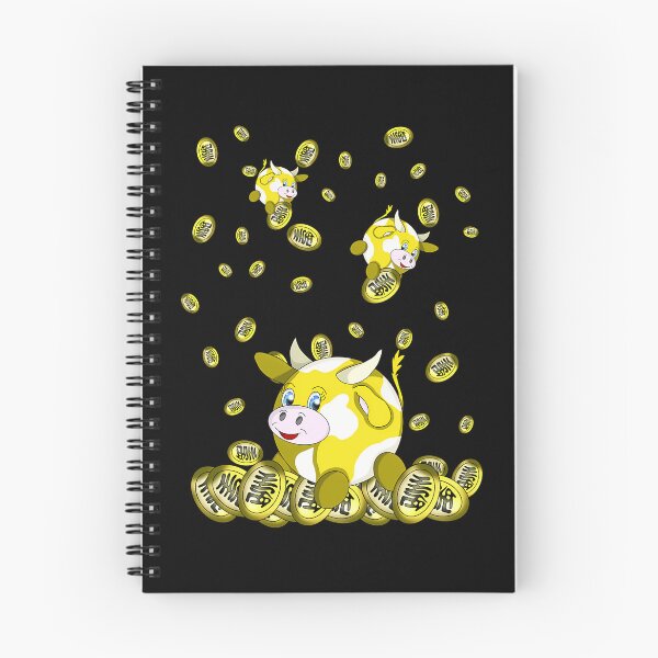 Item preview, Spot Calves Flying And Sitting On Stack Of Gold Coins designed and sold by Beni-s.