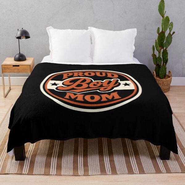 Item preview, Proud Boy Mom Vintage Sports Emblem Circular Badge Sticker designed and sold by FestivityFinds.