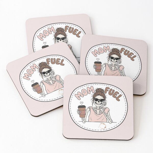 Item preview, Tired Mom Skeleton Messy Bun Coffee Lover designed and sold by LuloCreative.