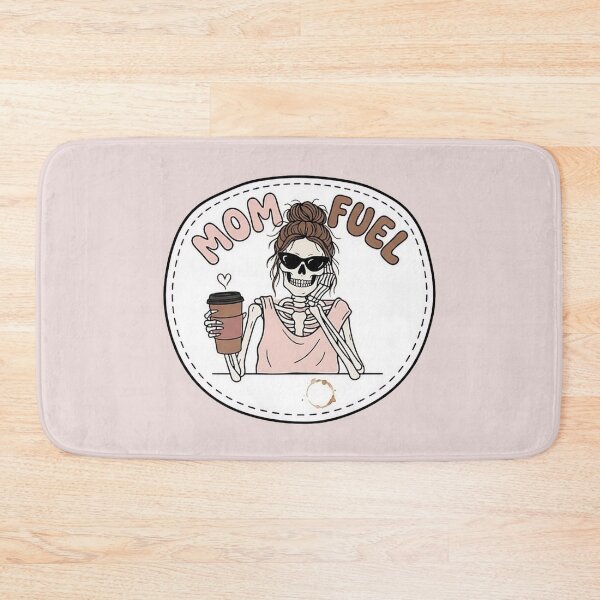 Item preview, Tired Mom Skeleton Messy Bun Coffee Lover designed and sold by LuloCreative.