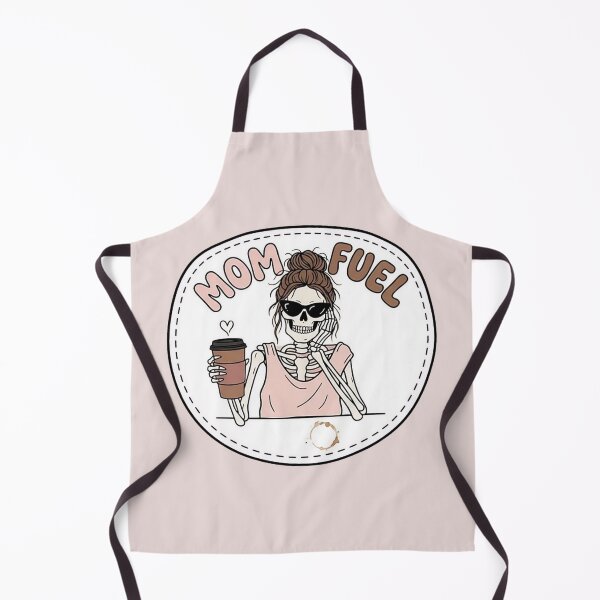 Item preview, Tired Mom Skeleton Messy Bun Coffee Lover designed and sold by LuloCreative.