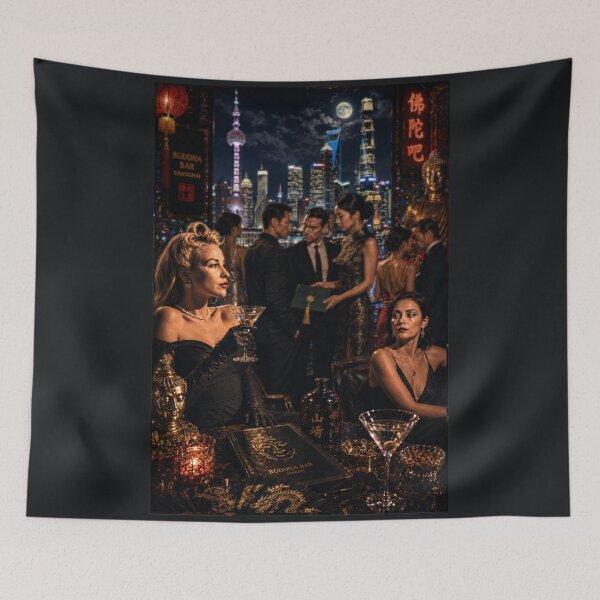 Item preview, Moon Over Shanghai — The Quiet Wars of Temple Road Club designed and sold by Sanctum Icons.