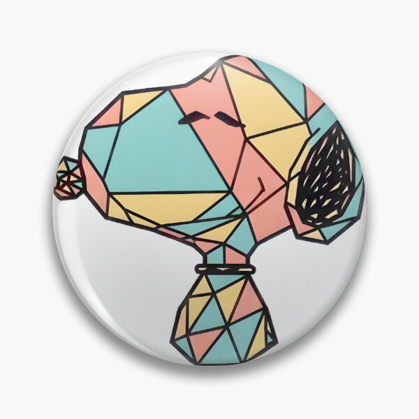 Item preview, Geometric Snoopy Face M ⭐⭐⭐⭐⭐ designed and sold by daniellepa.
