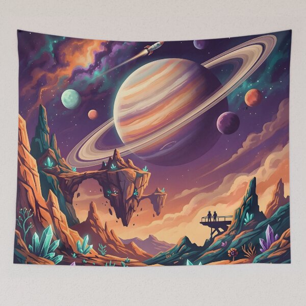 Item preview, Cosmic Saturn Dreamscape designed and sold by Herodestroyer.