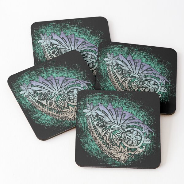 Item preview,  Pacific Island Honu Sea Turtle Tattoo Heavy Distressed designed and sold by sunnthreads.