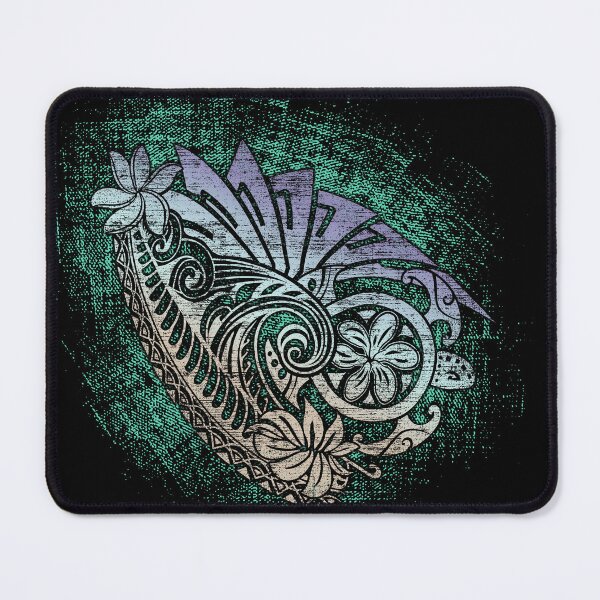Item preview, Pacific Island Honu Sea Turtle Tattoo Heavy Distressed designed and sold by sunnthreads.