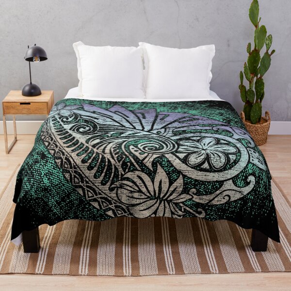 Item preview, Pacific Island Honu Sea Turtle Tattoo Heavy Distressed designed and sold by sunnthreads.